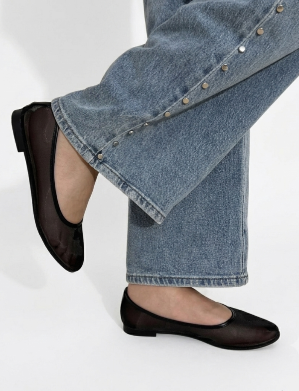 Ballerines en Meshe - Noir